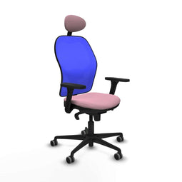 Piqueras y Crespo 3D036G1 - Bureaustoel - Verstelbare hoogte met armleuning - Roze