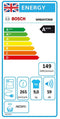 Bosch Serie 8 WRB247C9GB - Warmtepomp-wasdroger - AutoDry - A+++ - Wit