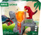 BRIO World – 36092 Dinosaurussen met vulkaanuitbarsting | Set speelgoedtreintjes voor kinderen vanaf 3 jaar