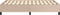 vidaXL - Bedframe - zonder - matras - 120x190 - cm - kunstleer - cappuccinokleurig