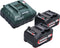 Metabo KH 18 LTX 24 - Accu-hamer - SDS max-houder 3 functies - (2 Li-Power accu-packs)