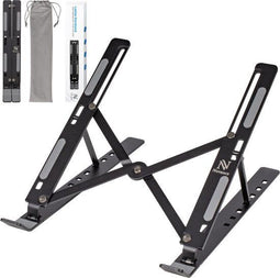 Nuvance Laptop Standaard - Laptop Stand - Verstelbaar – tm 17 Inch – Tablet Standaard – Laptop