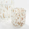 House of Seasons Theelichthouder - Set van 2 - H15 x Ø14 cm - Wit