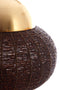 Light & Living Tafellamp Cetara - Kralen - 26cm - Donkerbruin