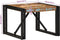 vidaXL - Salontafel - 50x50x35 - cm - massief - gerecycled - hout - meerkleurig