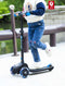 QPlay Future Step - Jongens en Meisjes - Zwart met Blauw - Led Verlichting