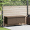 vidaXL - Tuinbox - met - wielen - 160x55x75 - cm - poly - rattan - bruin