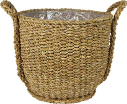 Ter Steege Plantenmand Zeegras Naturel-Beige D 40 cm H 35 cm
