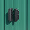 vidaXL - Tuinschuur - 257x779x181 - cm - gegalvaniseerd - staal - groen