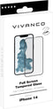 Vivanco iPhone 14 - Screenprotector - Zwart