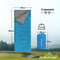 Oventure SleepPlus slaapzak | 190 x 80 cm | 3-seizoenen slaapzak | Comfortabel tot 8 °C | Voor kamperen, logeren en festivals | Zacht en luchtig materiaal | Geschikt voor volwassenen en kinderen | Met draagtas | Turquoise