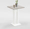 FMD - Eettafel - 70 - cm - zandeikenkleurig - en - wit