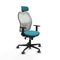 Piqueras y Crespo 1D036G2 - Bureaustoel - Hoofdsteun - Turkoois
