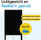 BRASQ Krijtstoepbord - Enkelzijdig - Weerbestendig - Zwart - 55x85 cm