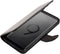 Mobiparts Excellent Wallet Case - Flip Cover - Echt leder met ruimte voor pasjes - Zwart