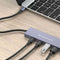 Conceptronic HUBBIES13G - USB Hub - 4 Poorten USB 3.2 Gen 2 - Grijs