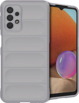 iMoshion Hoesje Geschikt voor Samsung Galaxy A32 (5G) Hoesje Siliconen - iMoshion EasyGrip Backcover - Grijs