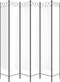vidaXL - Kamerscherm - met - 6 - panelen - 240x220 - cm - stof - wit
