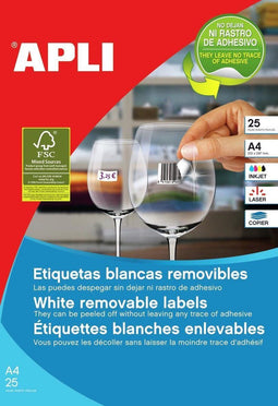 Afneembare etiketten 1,78 x 1 cm