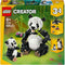 LEGO Creator 3in1 Wilde dieren: pandafamilie - 31165