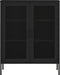 vidaXL - Opbergkast - 80x35x101,5 - cm - staal - zwart