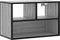 vidaXL - Tv-meubel - 60x31x39,5 - cm - bewerkt - hout - metaal - grijs - sonoma - eiken