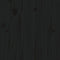 vidaXL - Palletbed - massief - hout - zwart - 150x200 - cm