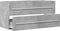 vidaXL - Wastafelkast - 100x38,5x48 - cm - spaanplaat - betongrijs