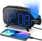 CGV CR-P10 - Wekkerradio - FM-radio met projector - Zwart