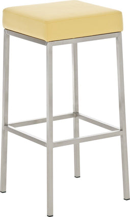 Barkruk Helsinki Kunstleer E85, Geel