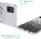 iMoshion Hoesje Geschikt voor Samsung Galaxy A71 Hoesje Siliconen - iMoshion Design hoesje - Zwart / Transparant / Splatter Black