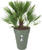 Elho Loft Urban Rond Hoog 35 - Bloempot voor Buiten - Ø 33.5 x H 45.3 cm - Pistachegroen