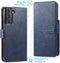 iMoshion Hoesje Geschikt voor Samsung Galaxy S21 Plus Hoesje Met Pasjeshouder - iMoshion Luxe Bookcase - Donkerblauw