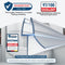 Douchedeur Zeefstrip voor 4-6mm Glas tot 18mm Opening (Recht)