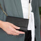 Selencia Hoesje Geschikt voor iPhone Xr Hoesje Met Pasjeshouder - Selencia Tierra Uitneembare Slang Clutch - Zwart