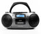 Aiwa BBTC-550 - Boombox met Bluetooth en cassettespeler - Metaalgrijs