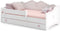 Kinderbed - 160x80cm - met matras & lade - roze wit