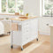 Coast Keukeneiland 3 Lades - 120x45x92cm - Wit-Naturel