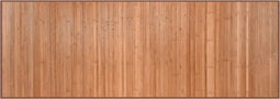 vidaXL - Vloerkleed - rechthoekig - 70x200 - cm - bamboe - naturel