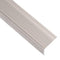 vidaXL Trapneuzen L-vormig 5 st 90 cm aluminium champagnekleurig