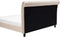 REIMS - Tweepersoonsbed - Beige - 160 x 200 cm - Polyester