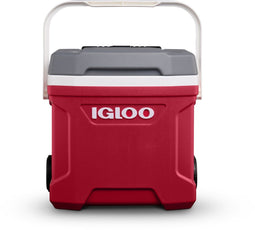Igloo Latitude 16 - Passieve koelbox met wielen - 15 liter - Rood