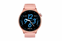 Vlectro Smartwatch R01.0 - Ronde Bluetooth Smartwatch - 1,46 Inch HD Display - Roze - IP67