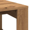 vidaXL - Salontafel - 102x50x35 - cm - bewerkt - hout - artisanaal - eikenkleurig