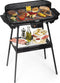 Princess 112247 - Elektrische barbecue - 2000W - 47x28cm - Met statief en weinig rook