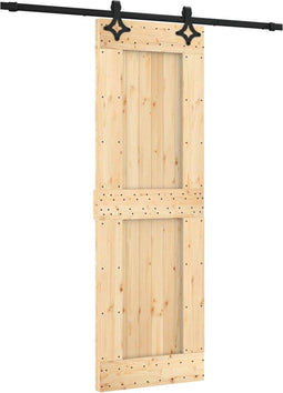 vidaXL - Schuifdeur - met - beslag - 70x210 - cm - massief - grenenhout