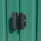 vidaXL - Tuinschuur - 257x392x181 - cm - metaal - groen