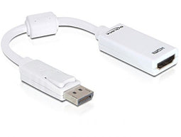 Delock 61767 - DisplayPort naar HDMI Beeldscherm Adapter - 1920 x 1200 - Wit
