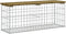 vidaXL - Tuinbank - schanskorfontwerp - 103x31,5x42 - cm - geïmpregneerd - hout