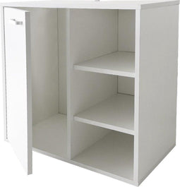 Wastafelonderkast - badkamermeubel - wit